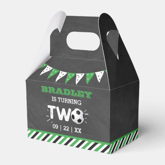 All-star Voetbal 2e verjaardagsfeestje Bedankdoosjes (Voorkant Zijde)