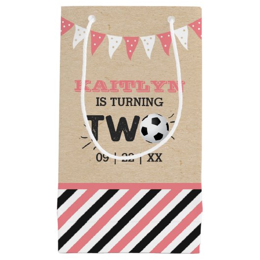 All-star Voetbal 2e verjaardagsfeestje Klein Cadeauzakje (Voorkant)