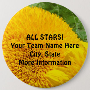 ALL STARS! Grote knoppen Sportteam Kampioenen Ronde Button 6,0 Cm