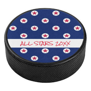 All Stars Hockey Team JAAR Rood Wit Blauw Awards Puck