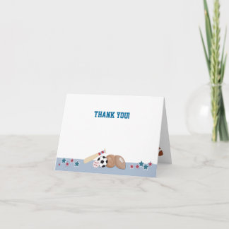 All Stars Sports Folded Merci note