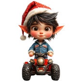 All-Terrain Christmas Elf Kraft Gift Labels Cadeaulabel