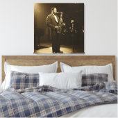  All That Jazz, by Natasha Us   Canvas Afdruk (Insitu (Slaapkamer))