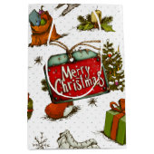 All Things A Merry Christmas Medium Cadeauzakje (Voorkant)