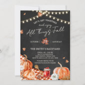 All Things Fall Party Invitation (Devant)