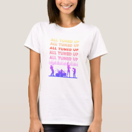All Tuned Up multicolor rockband T-Shirt