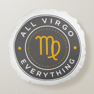 All Virgo Everything Officiële Logo Ronde Kussen