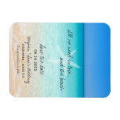 All We Need is Love Beach Save the Date Magnets (Horizontal)