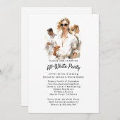 All-White Party uitnodiging (Voorkant / Achterkant)