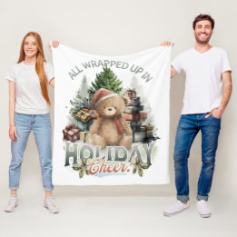  all wrapped vakantie fleece deken