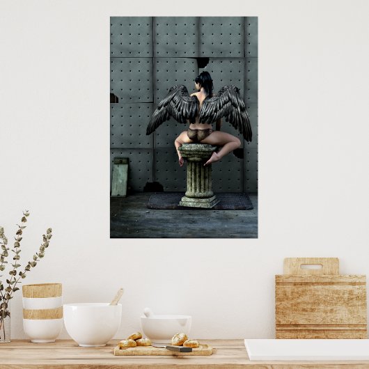 All You Get Gothic Art Poster (Cuisine)