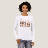 All you need is coffee. Tri-Blend shirt (Voorkant)