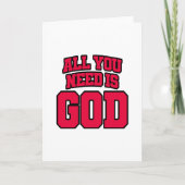 All you need is God Kaart (Voorkant)