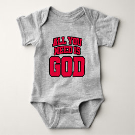 All you need is God Romper