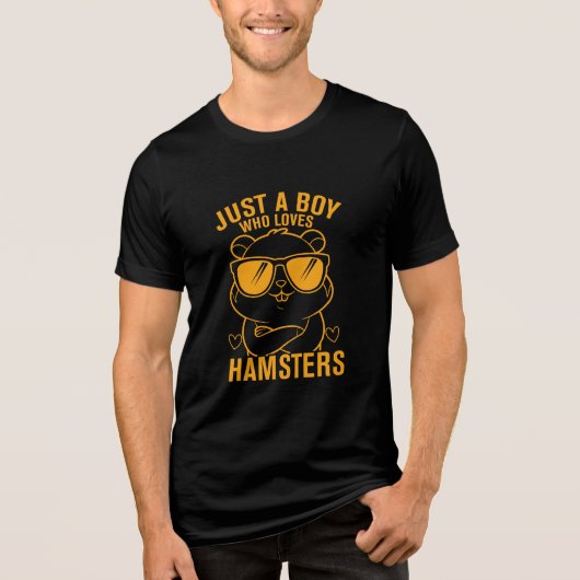 All You Need Is Hamster Love Tri-Blend Shirt (Voorkant)