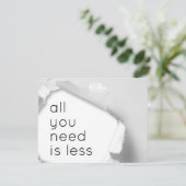 All you need is less (Staand voorkant)