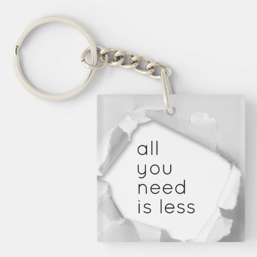 All you need is less sleutelhanger (Voorkant)