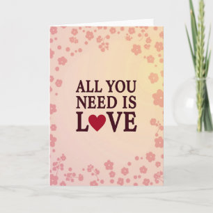 All You Need Is Love Kaart