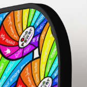 All You Need is Love Pickleball Paddle (Links Detail)