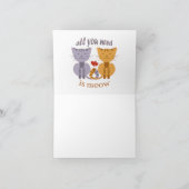 All you need is meow Valentine cats (Intérieur)