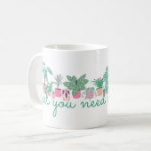 All You Need Is Plants Cute Coffee Mug (Devant gauche)