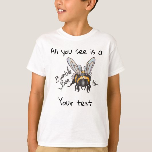 All you see, Bumble Bee  T-shirt (Voorkant)