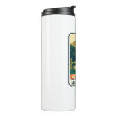 Allagash River Maine Kleuren Thermosbeker (Gedraaid links)