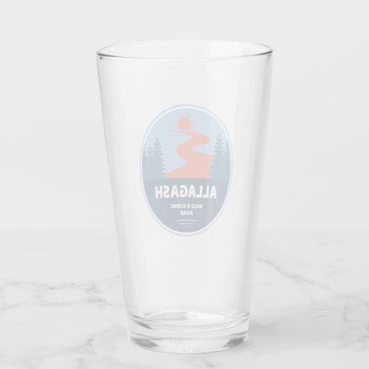 Allagash Wild en Schilderachtig Maine Glas (Achterkant)