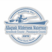 Allagash Wilderness Waterway (SK) Sticker (Voorkant)