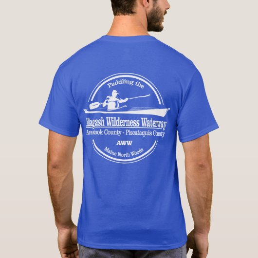 Allagash Wilderness Waterway (SK) T-shirt (Achterkant)