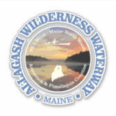 Allagash Wilderness Waterway Sticker (Voorkant)