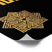 Allah is de grootste | Arabische woorden #9 Poster (Hoek)