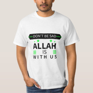 Allah is met ons moslim Mannen cadeau tshirt