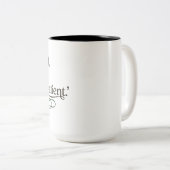 Allah Is With the Patient Minimal Islamic Mug (Devant droit)
