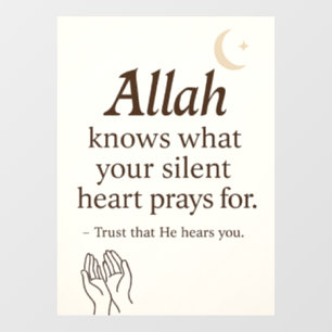 Allah kent de islamitische Sticker