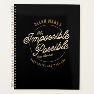 Allah maakt de onmogelijke Casual moslim Planner