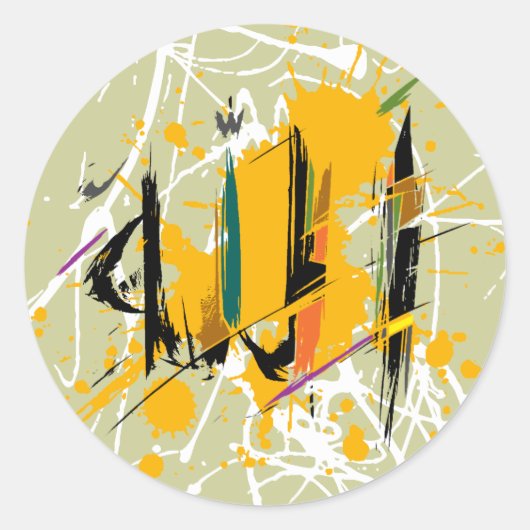 Allah Ronde Sticker (Voorkant)