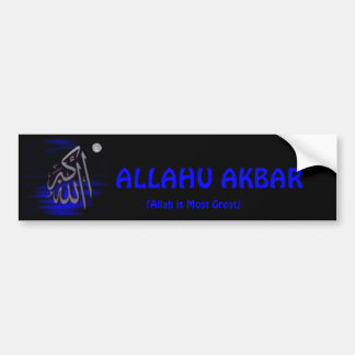 ALLAHU AKBAR Bumpersticker
