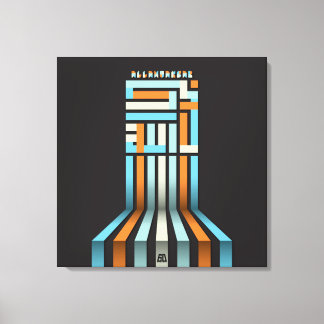 ALLAHUAKBAR CANVAS AFDRUK