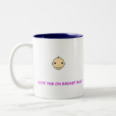 Allaitant la tasse (vote oui sur le lait maternel) (Gauche)