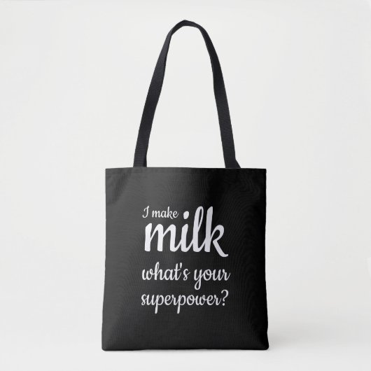 Allaitement je fais du lait superpower Sac fourre- (Devant)