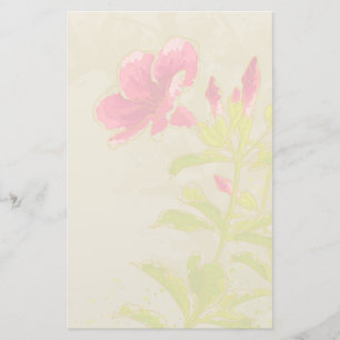 Allamanda-ventilator op afgebeelde achtergrond briefpapier