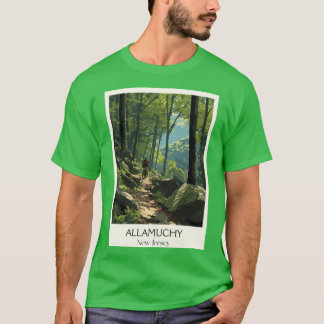 Allamuchy New Jersey Wandelroute Bosspoor Kunstpri T-shirt