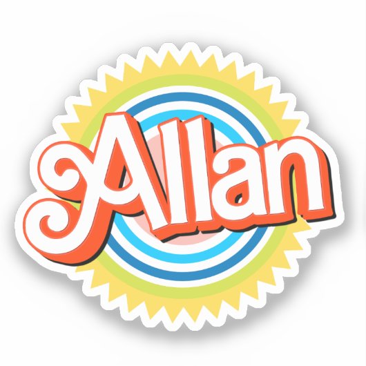 Allan: Ken's vriend Sticker (Voorkant)