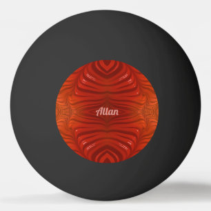 ALLAN ~ Tangerine Oranje Red ~ Ping Ping Ping Pong Pingpongballen