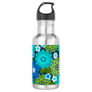 Allana Garden Hawaïaans Grafisch Bloemmotief - Koe Waterfles