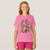 Allan's Hummingbird met Fuschia T-shirt (Voorkant volledig)