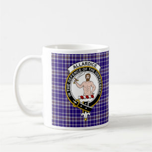 Allardice Clan Badge Café Mug - taille 11oz