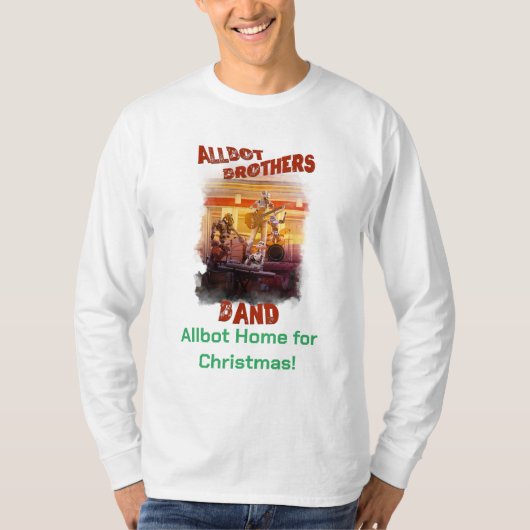 Allbot Brothers Band Kerst t-shirt (Voorkant)
