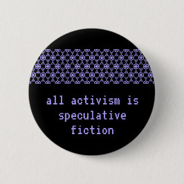 "Alle activisme is speculatief" Ronde Button 5,7 Cm